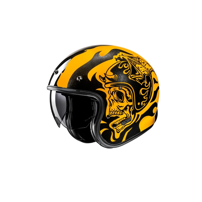HJC V31 Flame MC3 abierto motocicleta estilo retro clásico Casco