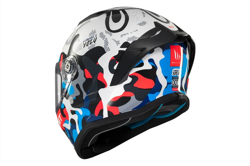 MT STINGER 2 YOZU INTEGRALES CASCO DE MOTO A7 BRILLO