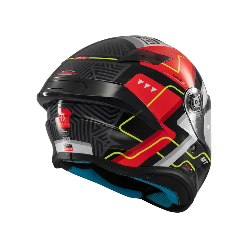 MT TARGO S BRIK CASCO INTEGRAL DE MOTO C5 BRILLO