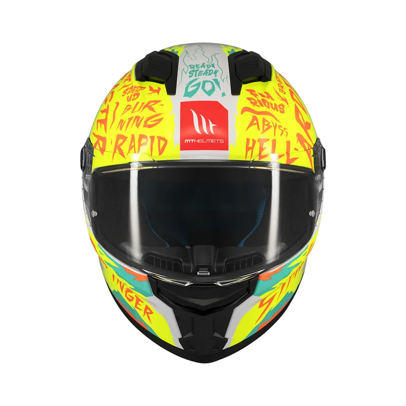 MT STINGER 2 ARDENT INTEGRALES CASCO DE MOTO A3 ACABADO BRILLANTE