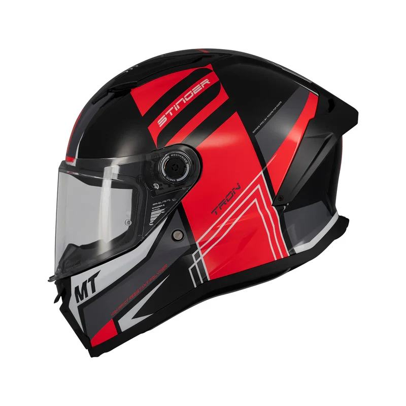MT STINGER 2 TRON INTEGRALES CASCO DE MOTO B15 BRILLO