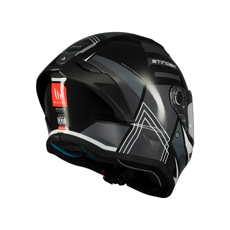 MT STINGER 2 TRON DEPORTIVO INTEGRALES CASCO DE MOTO B12 GLOSS