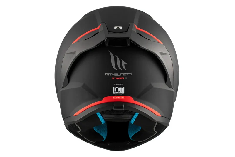 MT STINGER 2 SOLID TOURING S PARA INTEGRALES CASCO DE MOTO A1 NEGRO MATE
