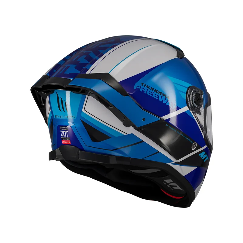 MT THUNDER 4 SV FREEWAY INTEGRAL DEPORTIVO CASCO DE MOTO A17 BRILLO