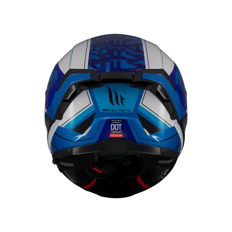 MT THUNDER 4 SV FREEWAY INTEGRAL DEPORTIVO CASCO DE MOTO A17 BRILLO
