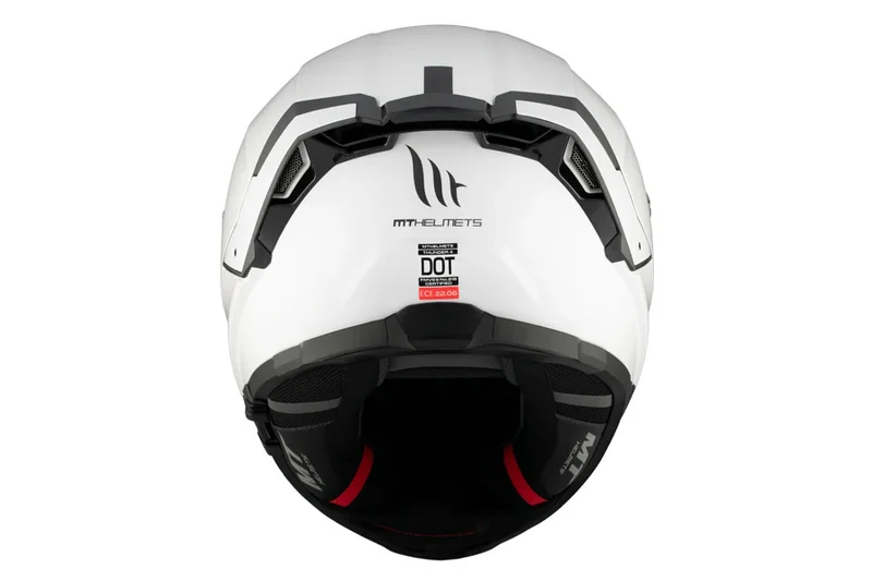 MT THUNDER 4 SV SOLID INTEGRAL CASCO DE MOTO A0 PERLA BRILLO