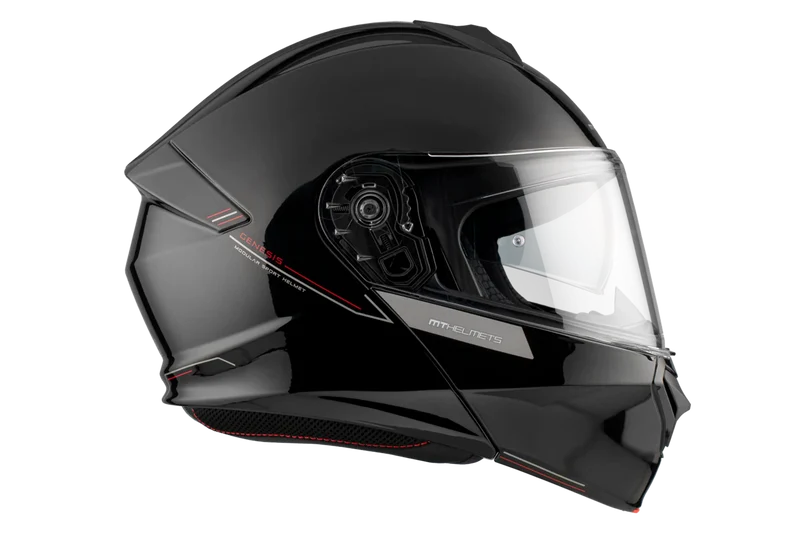 MT GENESIS SV SOLID TURISMO MODULAR CASCO DE MOTO A1 NEGRO BRILLO