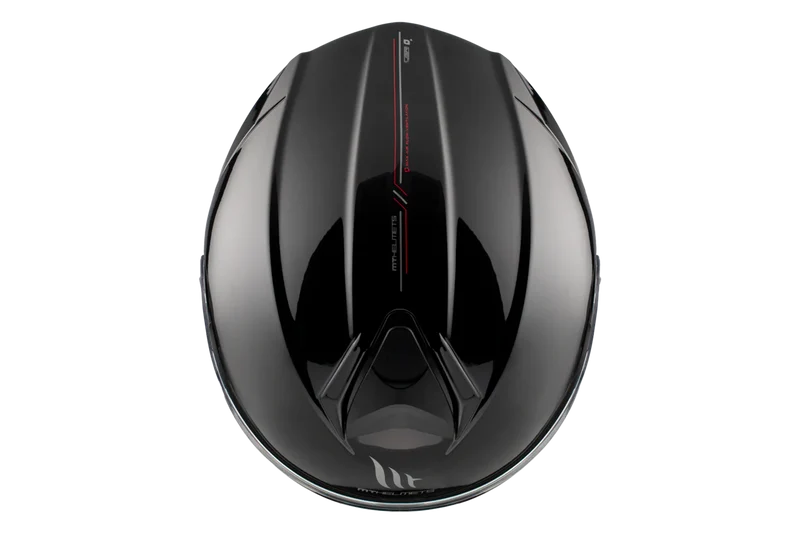 MT GENESIS SV SOLID TURISMO MODULAR CASCO DE MOTO A1 NEGRO BRILLO