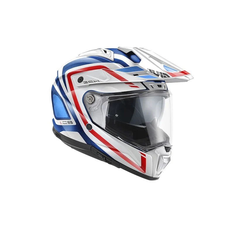 GIVI 80.1 APEX AXLR ADVENTURE MOTORCYCLE FULL FACE HELMETG BLUE WHITE RED