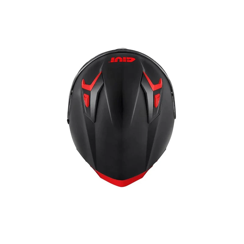 GIVI 50.9 ATOMIC BCRD CASCO INTEGRAL DEPORTIVO MOTOCICLETA NEGRO ROJO