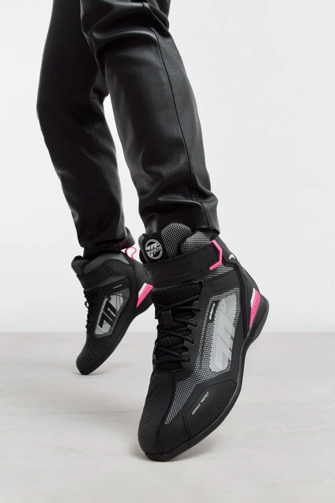 SEVENTY DEGREES SD-BR2 VELOCE BOTAS DE MOTO NEGRO ROSA
