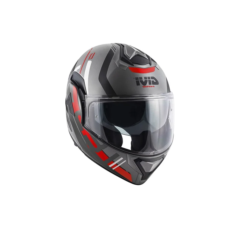 GIVI X30 PULSAR CASCO MODULAR DE MOTO TITANIO MATE NEGRO ROJO
