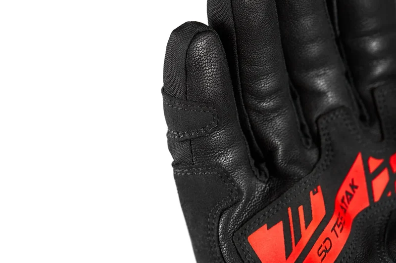 SEVENTY DEGREES SD-T55 ATAK GUANTES DE MOTO HOMBRE NEGRO ROJO