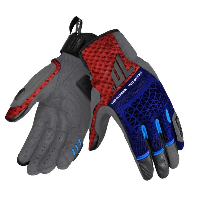 SEVENTY DEGREES SD-N60 TWO STROKE VERANO GUANTE DE MOTO UNISEX AZUL ROJO