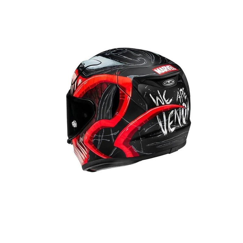 HJC RPHA 91 NOELA CARBON MC1 CASCO MODULAR NEGRO ROJO