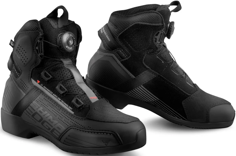SHIMA EDGE VENTED BOTAS DE MOTO MUJER NEGRO