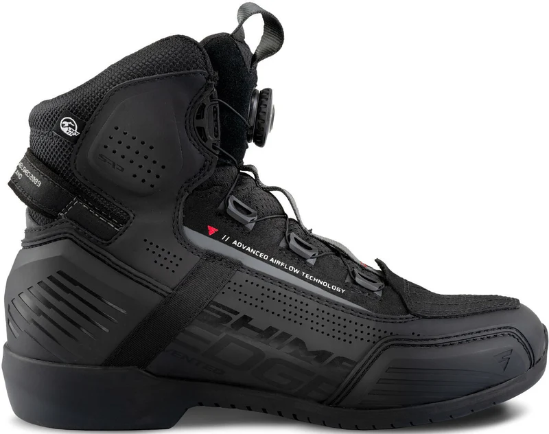 SHIMA EDGE VENTED BOTAS DE MOTO MUJER NEGRO