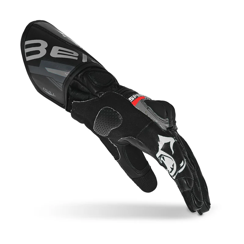 BELA LEMOX GUANTES DE MOTO PIEL NEGRO ANTHRA