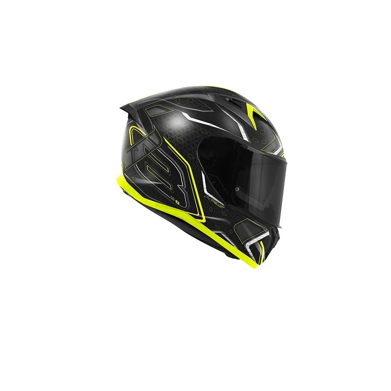GIVI 50.8 Mystical Moto Integral Casco Negro Amarilla Titani