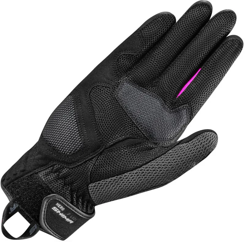 SHIMA HERO lADY GAUNTES DE MOTO ROSA