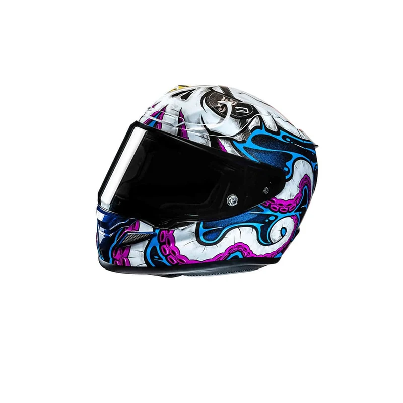HJC RPHA 12 KRAKEN MC28 DEPORTIVO MOTOCICLETA CASCO INTEGRAL