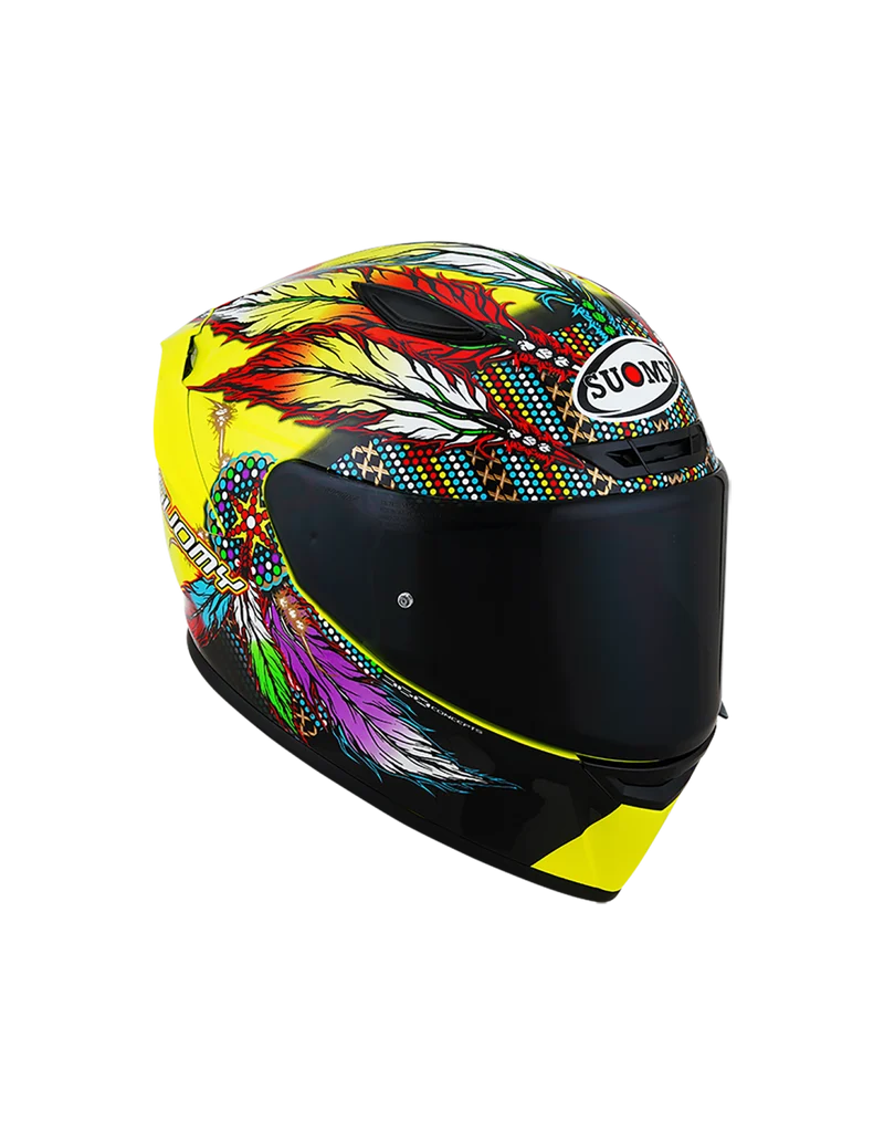 SUOMY-CASCOS TRACK-1 CHIEFTAIN MULTI YELLOW E06