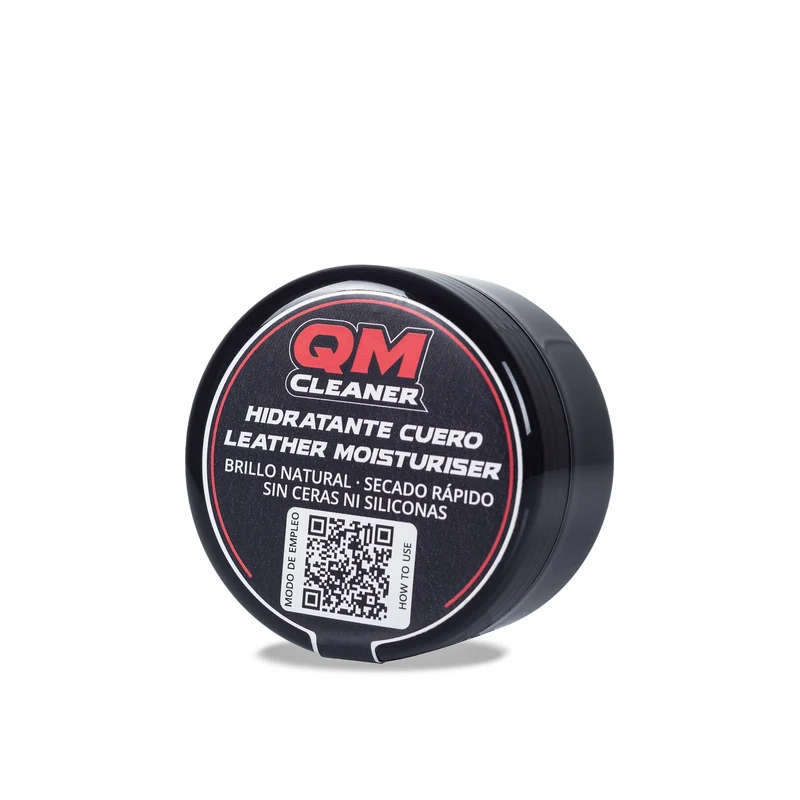 QM CLEANER Crema hidratante cuero y piel 100 ml + esponja