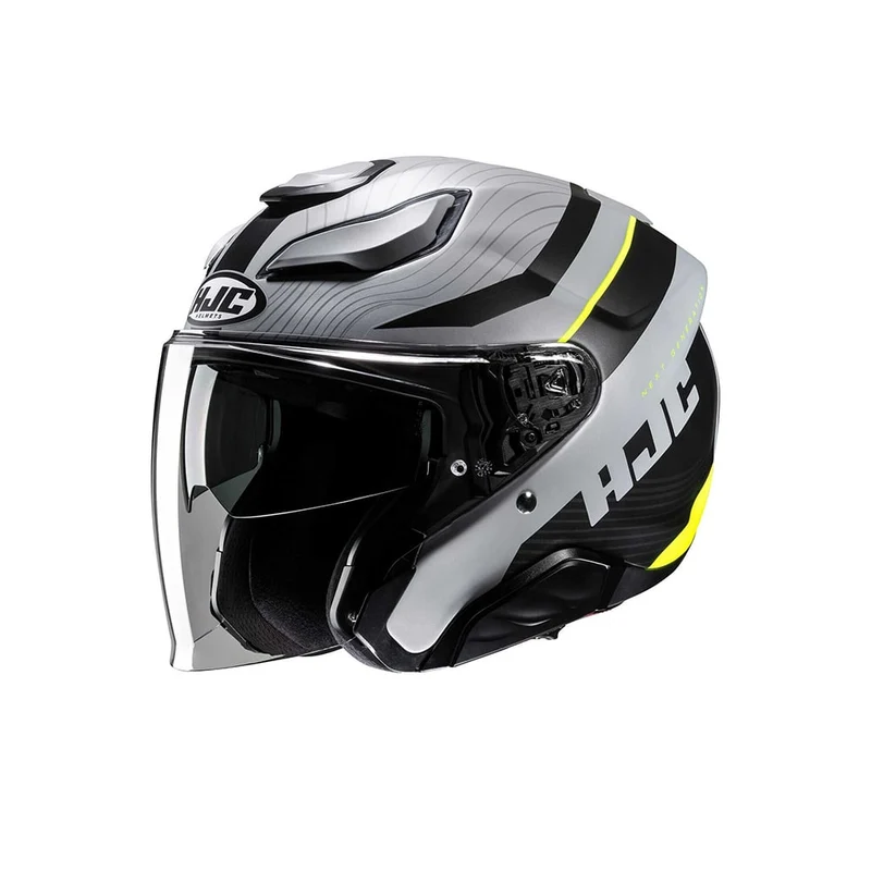 HJC F31 NABY MC3HSF Casco Jet Moto Gris Mate Negro