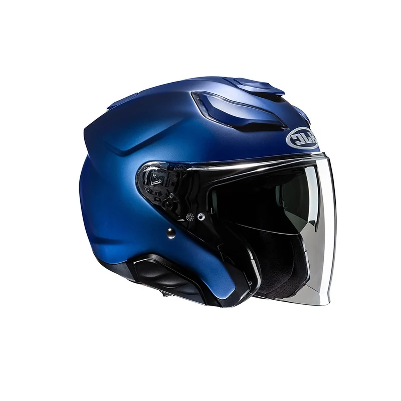 HJC F31 Semiplano Casco abierto Metálico Azul