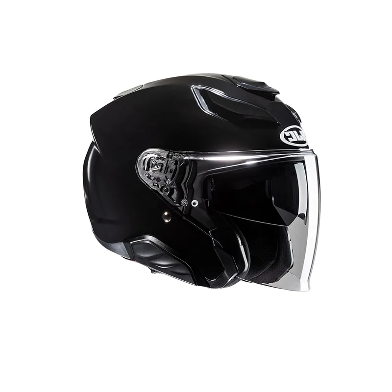 HJC F31 Semiplano Casco abierto metal negro