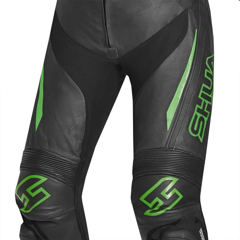 SHUA INFINITY 2 PC MONO DE MOTO HOMBRE NEGRO VERDE