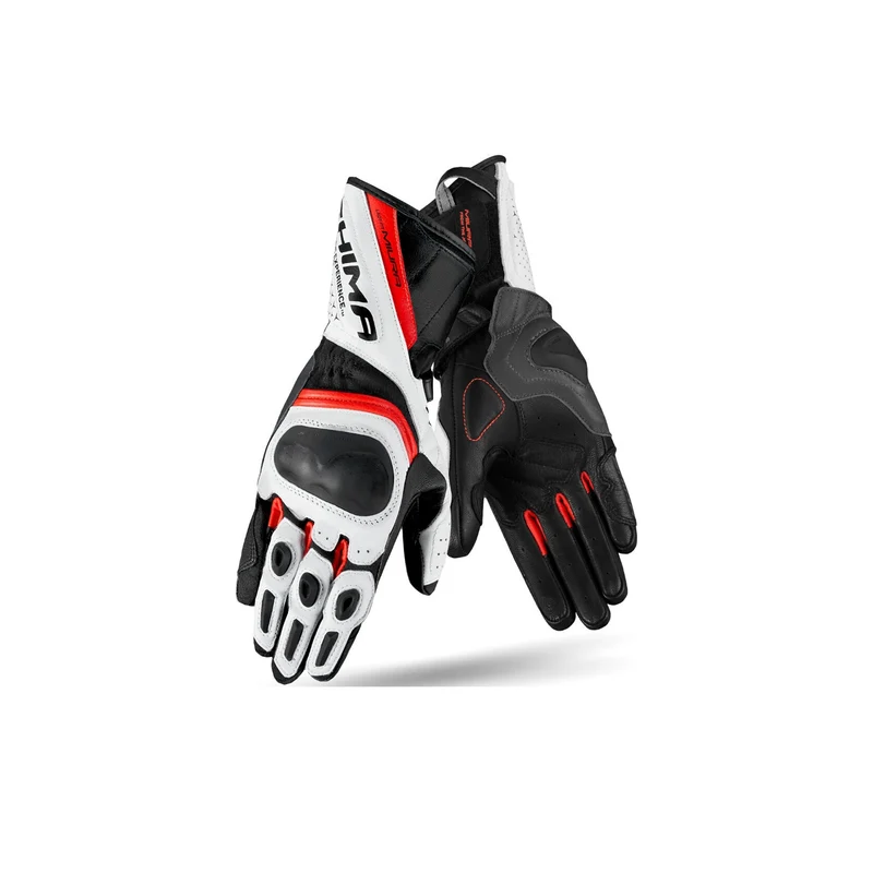 SHIMA MIURA GUANTES DE MUJER ROJO FLUO