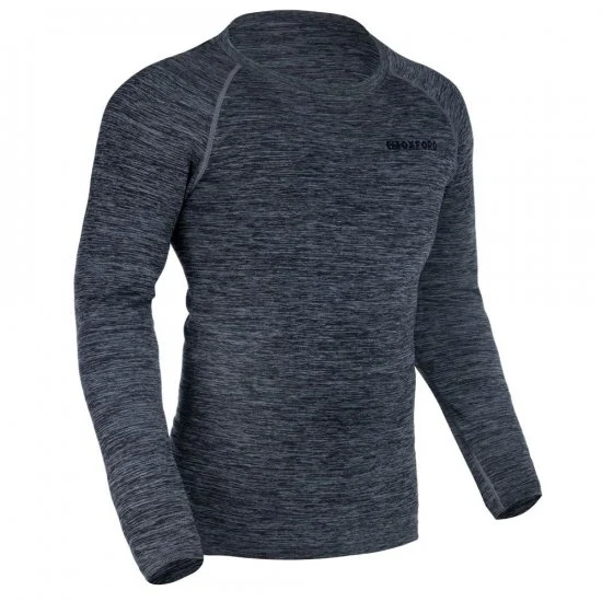 OXFORD - Advanced Base Layer MS Top Charcoal Marl