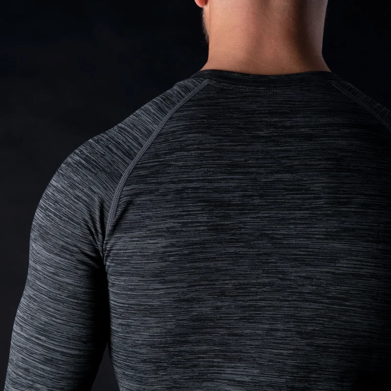 OXFORD - Advanced Base Layer MS Top Charcoal Marl