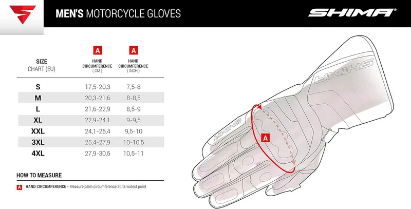 SHIMA D-TOUR GUANTES DE MOTO NEGRO