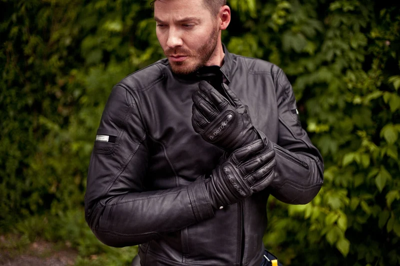 SHIMA CALIBER GUANTES DE MOTO HOMBRE NEGRO