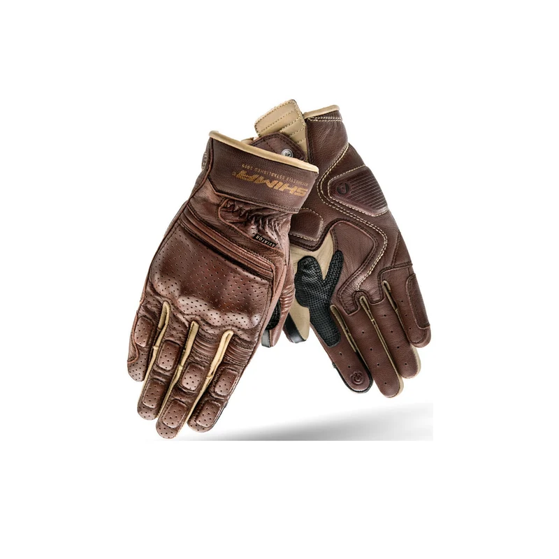 SHIMA AVIATOR GUANTES DE MOTO MARRON CLARO