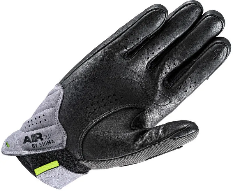 SHIMA AIR 2.0 GUANTES DE MOTO HOMBRE GRIS