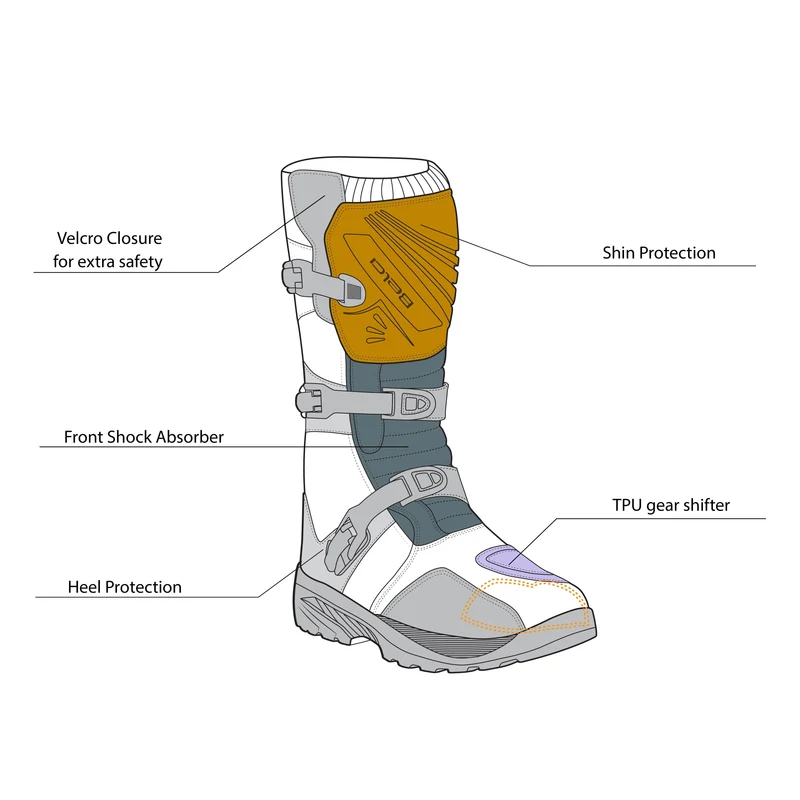 BELA SENIOR WP BOTAS DE MOTO DE HOMBRE PIEL MARRON