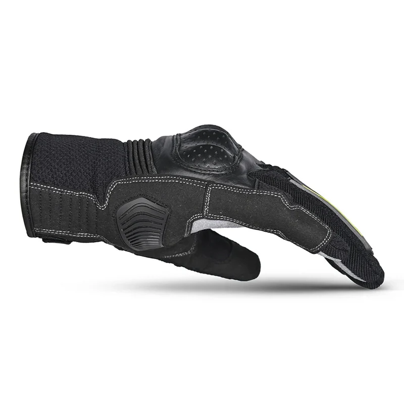 BELA DRIFT LADY GUANTES DE MOTO TEXTILES MOTOCICLETA NEGRO AMARILLIO FLURO