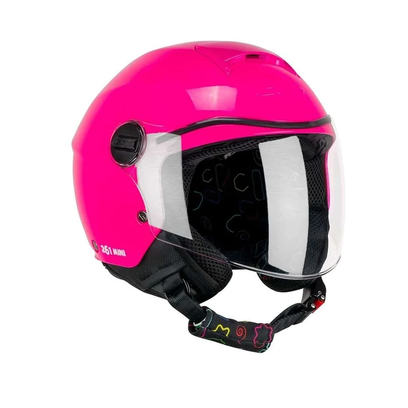 CGM 261A Niños jet casco Fucsia