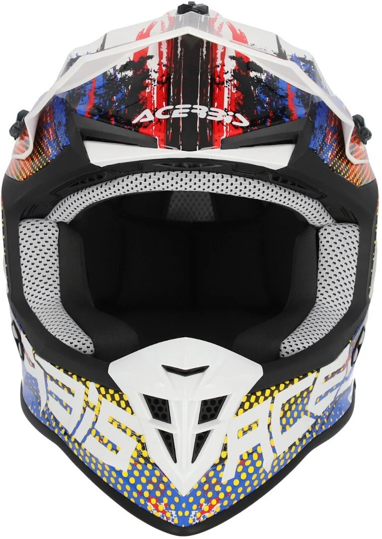 ACERBIS - CASCO LINEAR 2206 BLANCO AZUL ROSSO