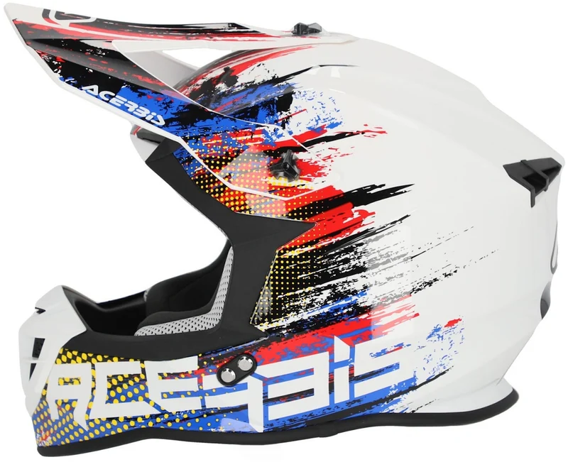 ACERBIS - CASCO LINEAR 2206 BLANCO AZUL ROSSO