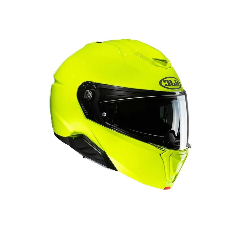 HJC i91 Casco Modular Moto Urbano Verde Fluorescente
