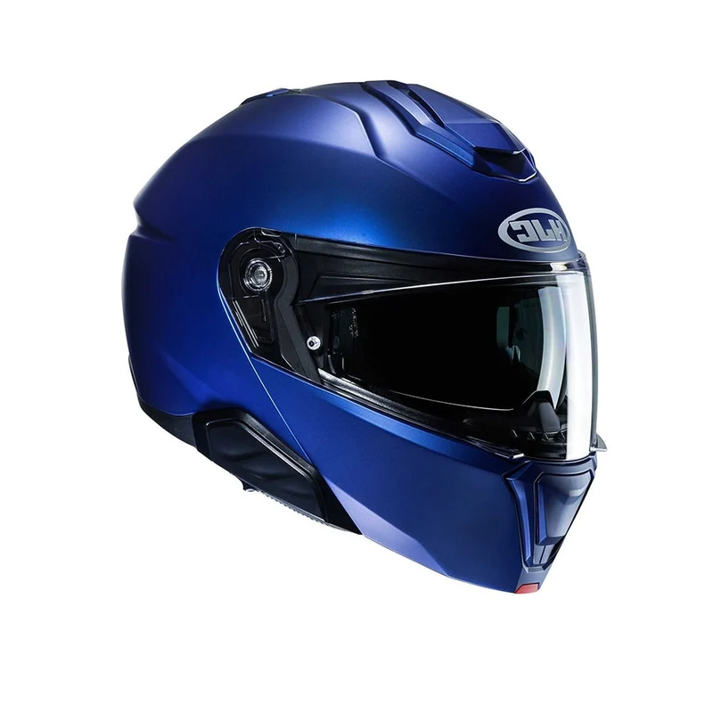 HJC i91 Casco Modular Moto Plano Metálico Azul
