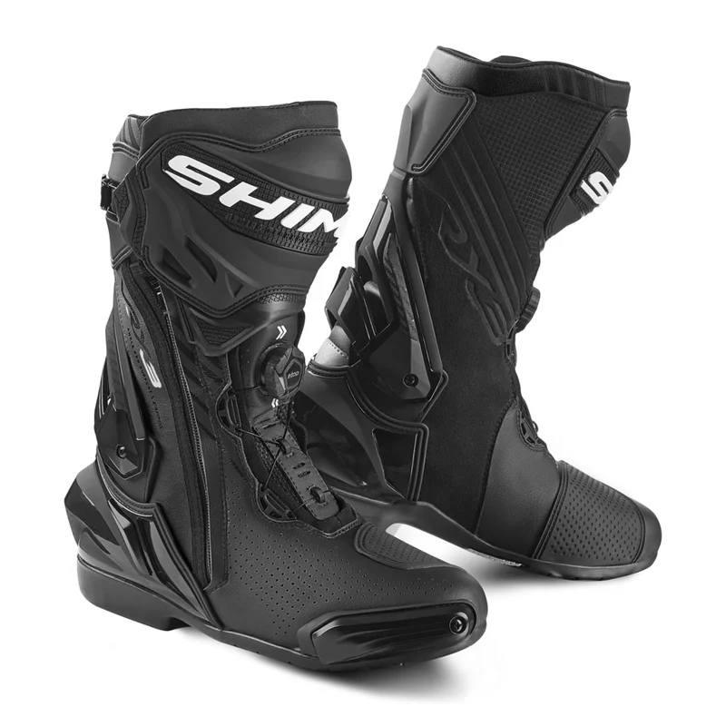 SHIMA VRX-3 MAN RACING BOOT DE MOTO NEGRO