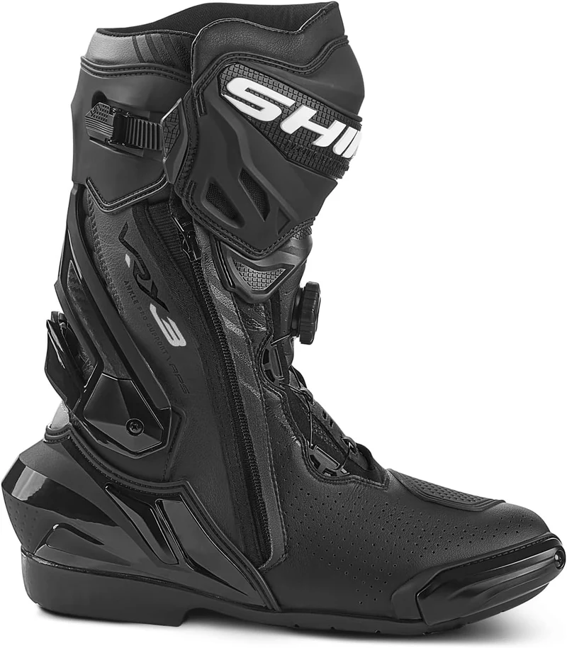 SHIMA VRX-3 MAN RACING BOOT DE MOTO NEGRO