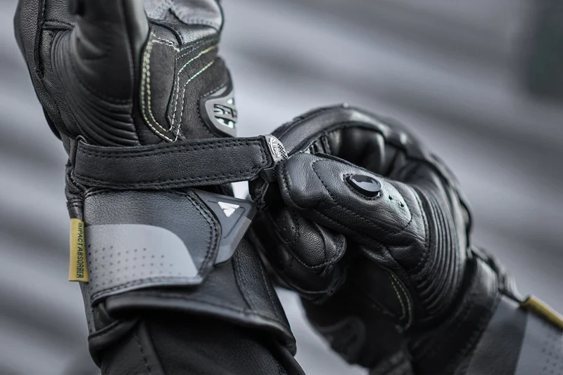 SHIMA STR-2 GUANTES DE MOTO ROJO FLUO