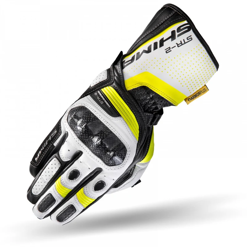 SHIMA STR-2 GUANTES DE MOTO FLUO