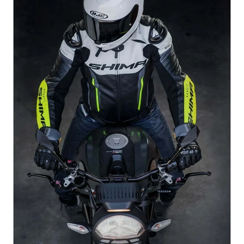 SHIMA STR-2 GUANTES DE MOTO FLUO